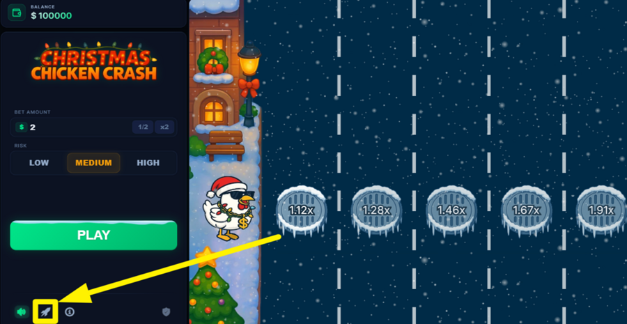 Christmas Chicken Crash Turbo