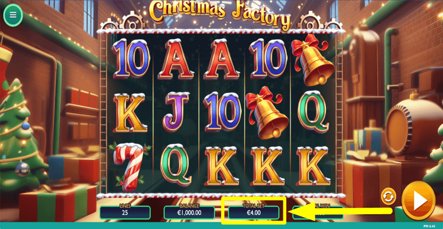 Christmas Factory Bet Value