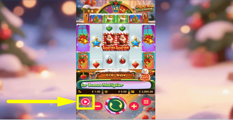 Christmas Tree Of Wonders Autoplay Feature