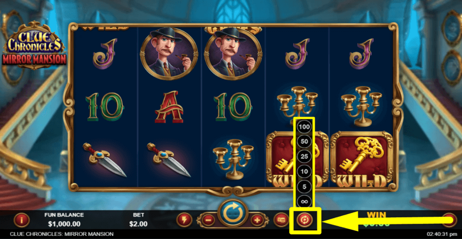 Chronicles Mirror Mansion Autoplay Feature