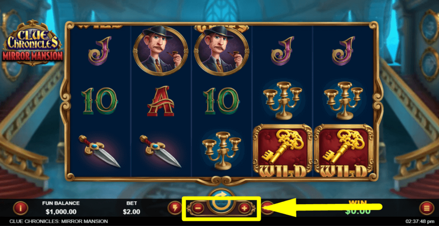 Chronicles Mirror Mansion Bet Value
