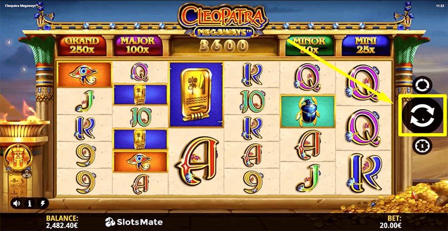 Cleopatra Megaways Spin