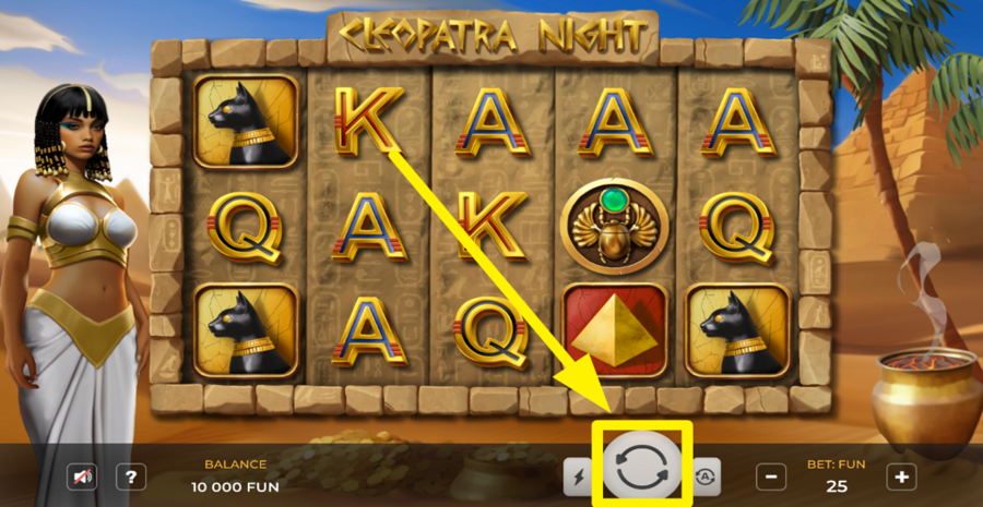 Cleopatra Night Spin