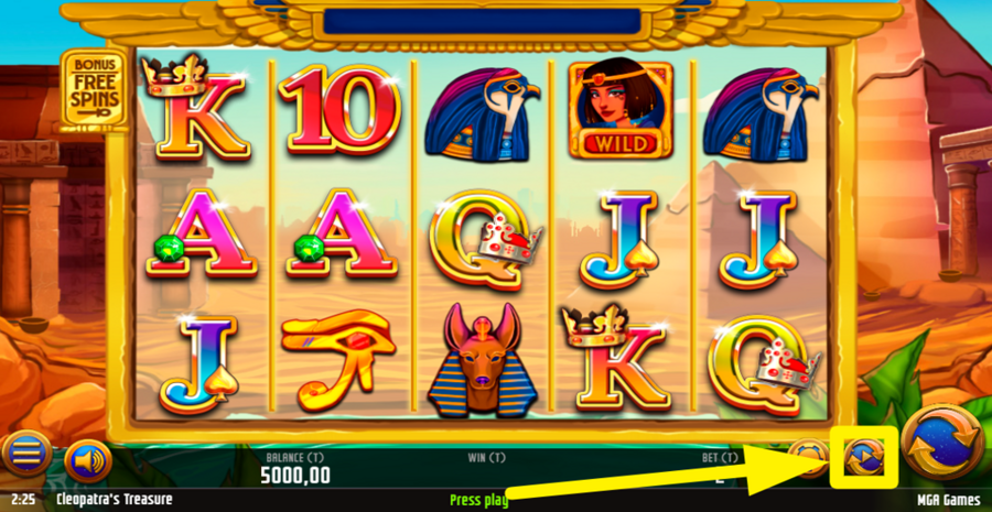 Cleopatras Treasure Autoplay