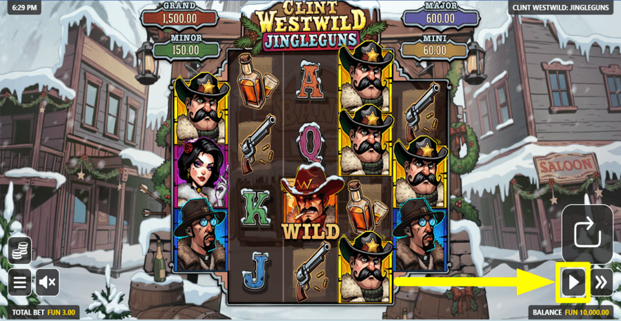 Clint Westwild Jingleguns Autoplay Feature