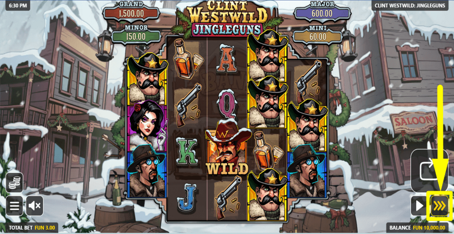 Clint Westwild Jingleguns Turbo Feature