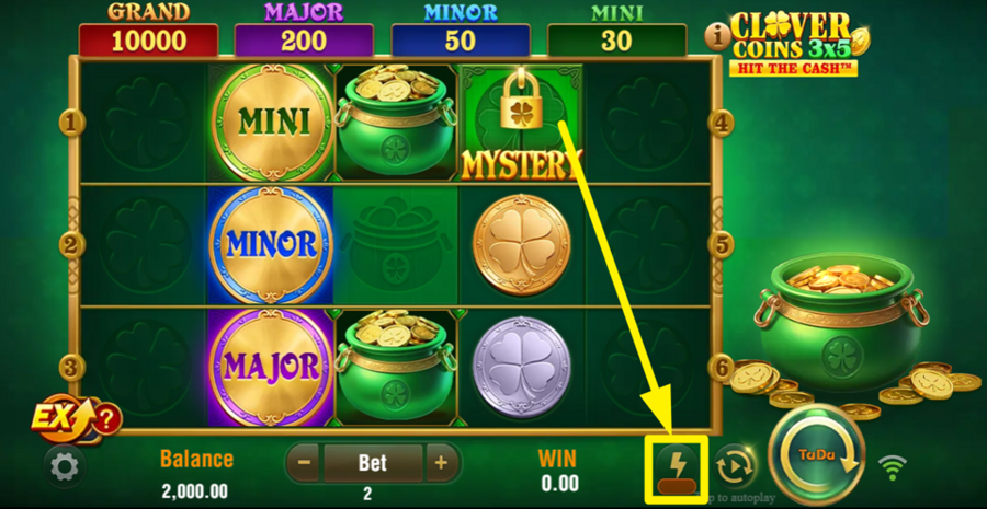 Clover Coins 3x5 Turbo
