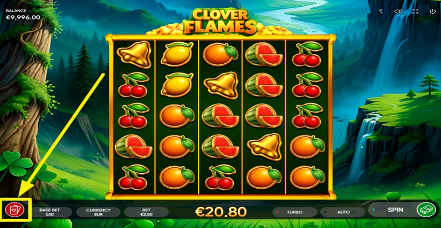 Clover Flames Gamble