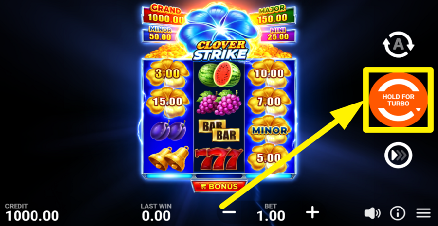 Clover Strike Hold And Win Spin