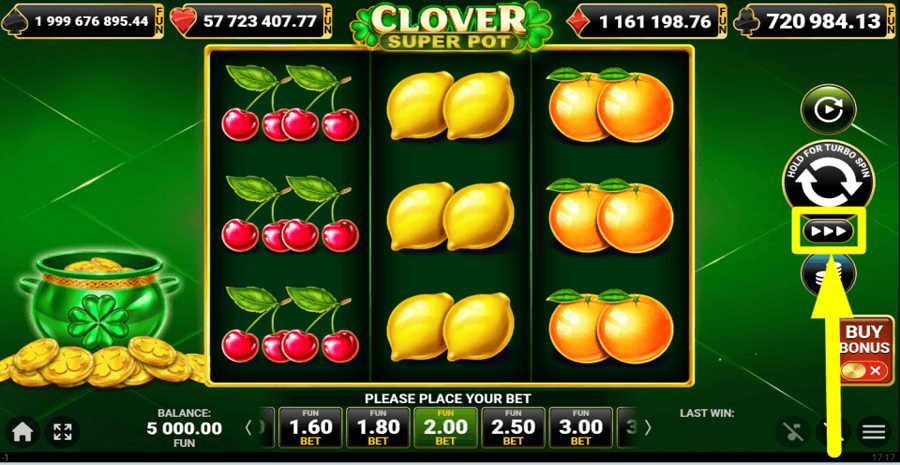 Clover Super Pot Turbo Feature