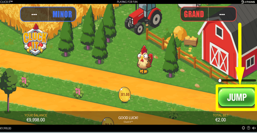 Cluck It Jump Button
