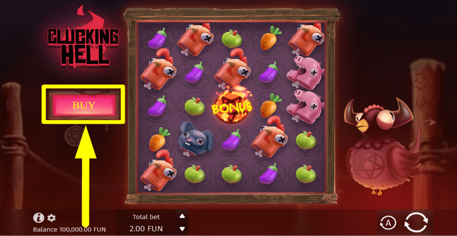 Clucking Hell Buy Feature