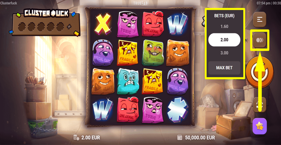 Cluster Uck Bet Value