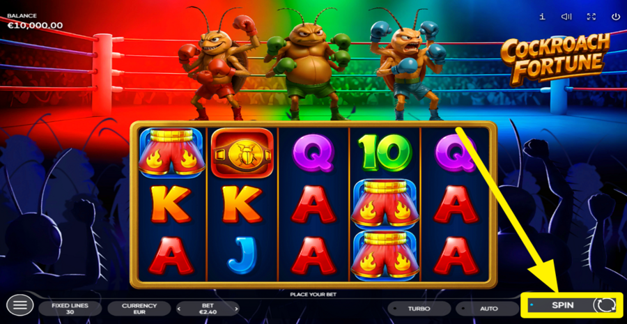 Cockroach Fortune Spin