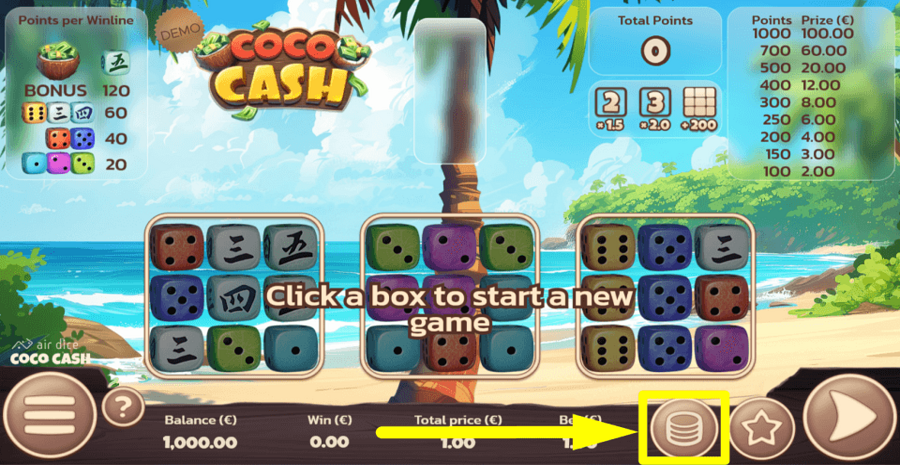 Coco Cash Bet Value