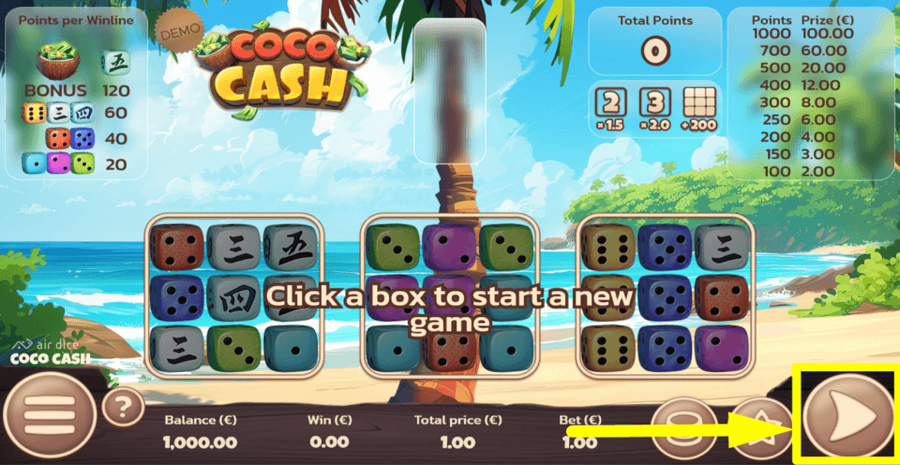 Coco Cash Play Button