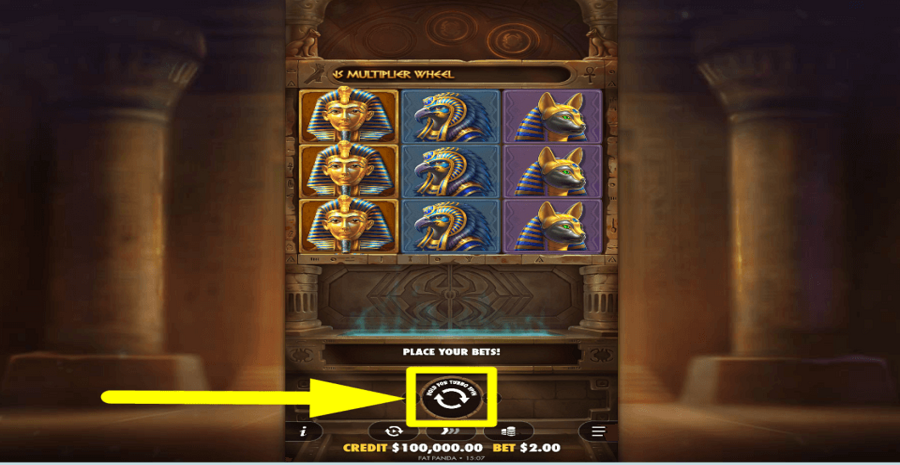 Code Of Cairo Spin Button