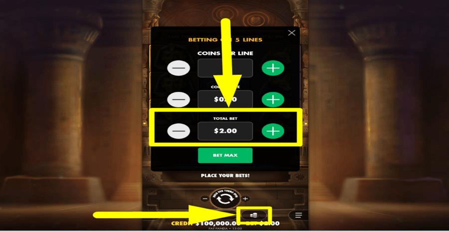 Code Of Cairo Total Bet Value