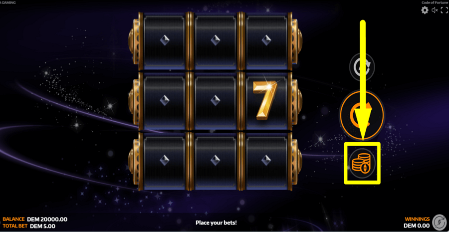 Code Of Fortune Bet Value