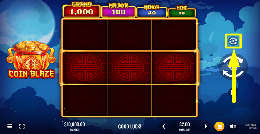 Coin Blaze Autoplay Feature