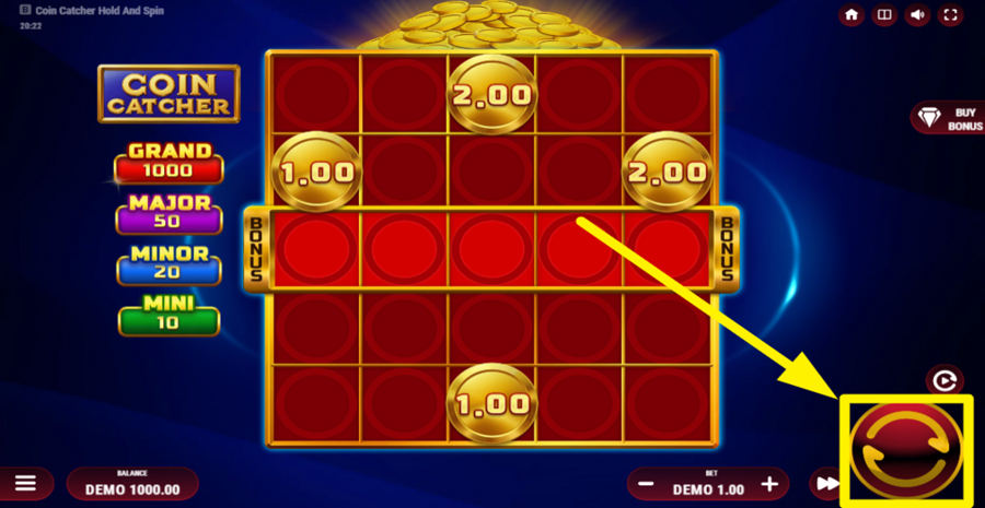 Coin Catcher Spin