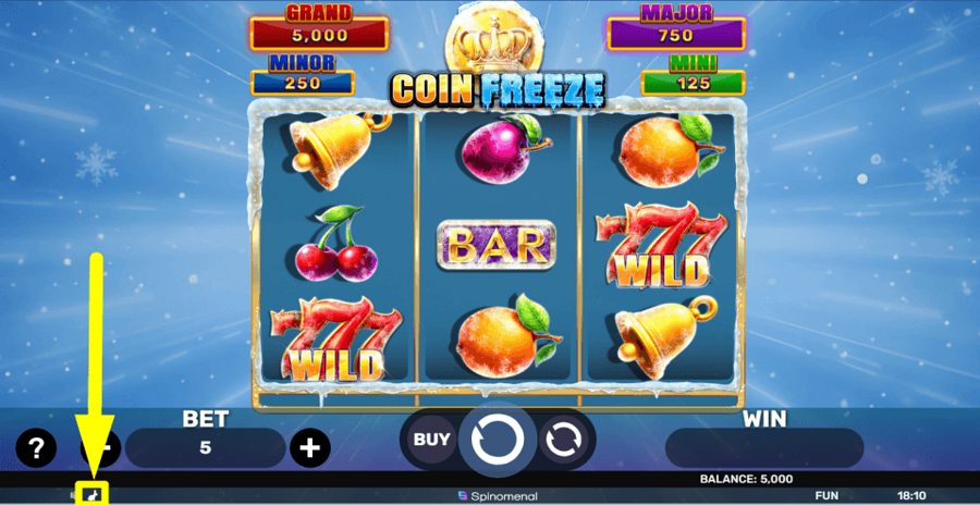 Coin Freeze Hold And Hit 3x3 Turbo Feature
