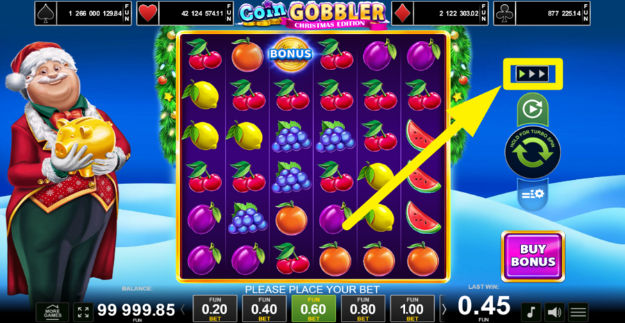 Coin Gobbler Christmas Edition Turbo