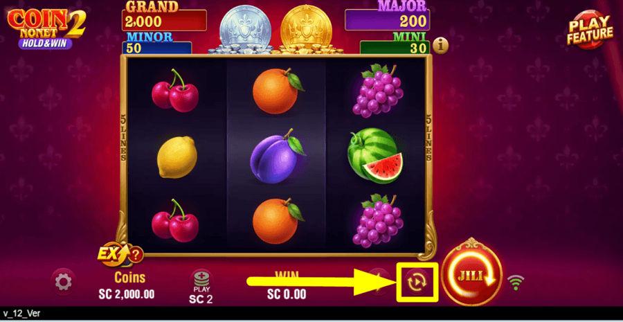 Coin Nonet 2 Hold And Win Autoplay Feature
