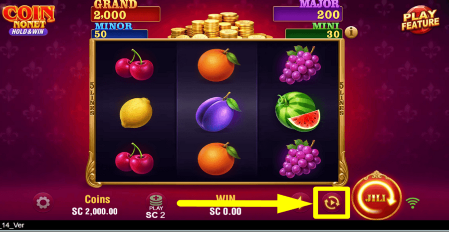 Coin Nonet Hold And Win Autoplay Feature