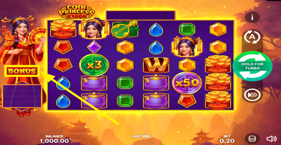 Coin Princess x1000 Buy Bonus