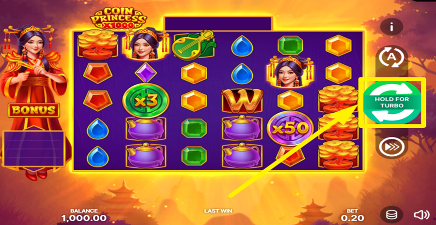 Coin Princess x1000 Spin