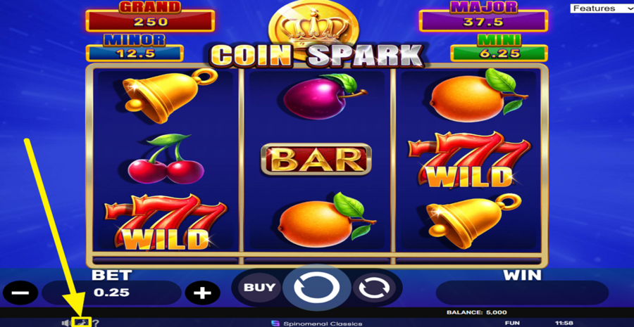 Coin Spark Hold And Hit 3x3 Turbo