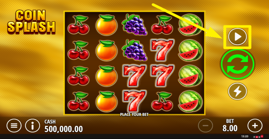 Coin Splash Autoplay