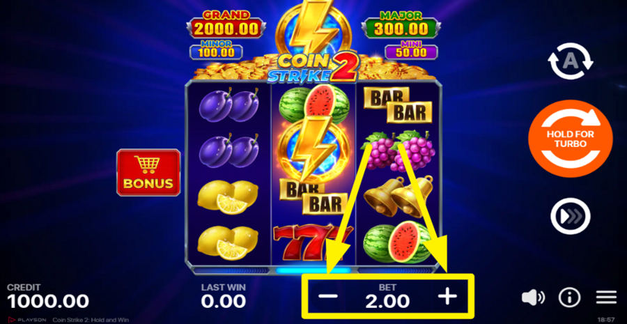 Coin Strike 2 Hold And Win Adjust Bet