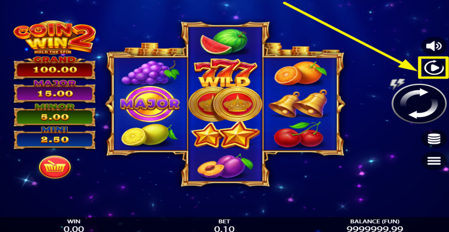 Coin Win 2 Hold The Spin Autoplay