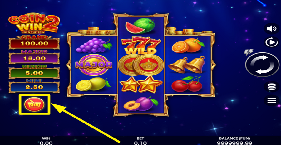 Coin Win 2 Hold The Spin Buy Bonus