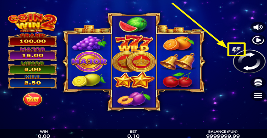 Coin Win 2 Hold The Spin Turbo