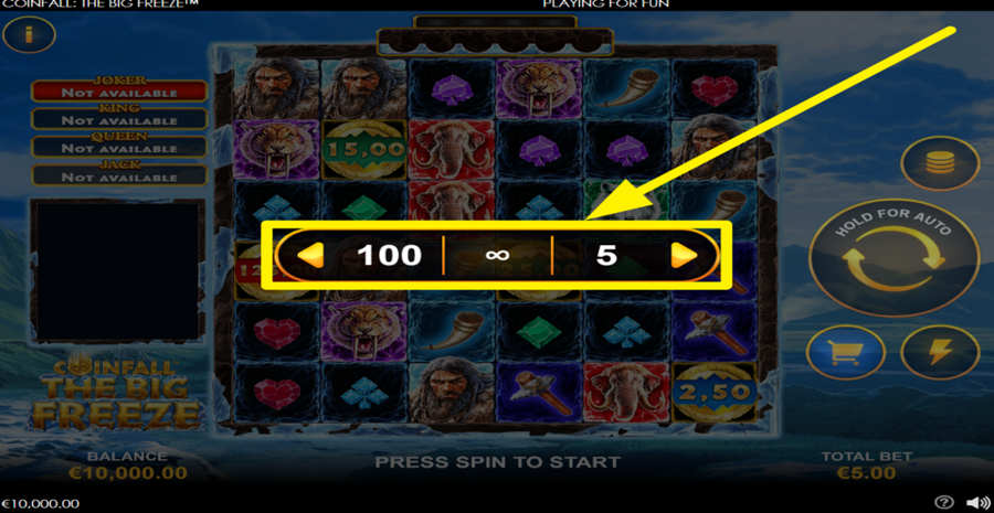Coinfall The Big Freeze autoplay1