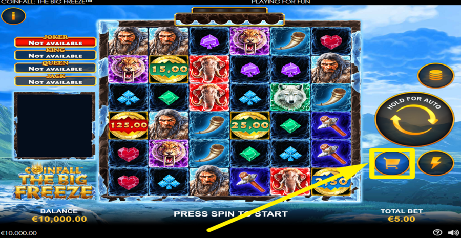 Coinfall The Big Freeze Buy bonus1