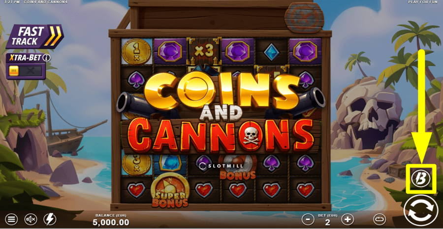 Coins And Cannons Burst Mode Feature