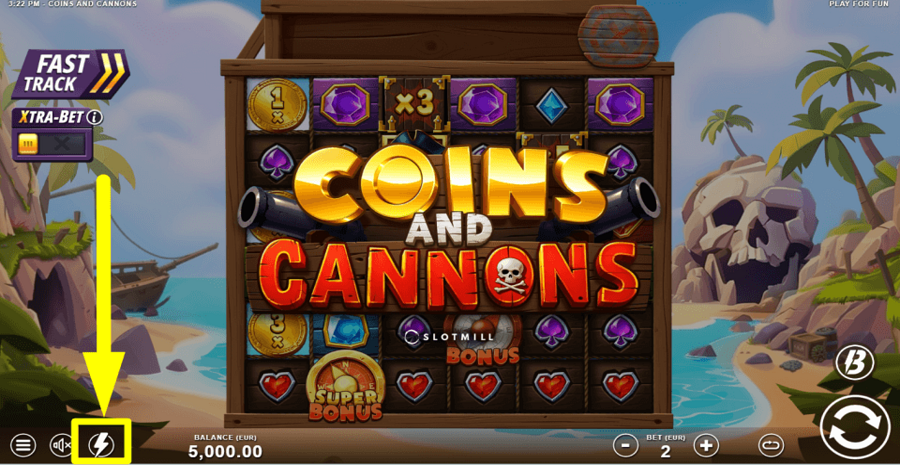 Coins And Cannons Turbo Feature
