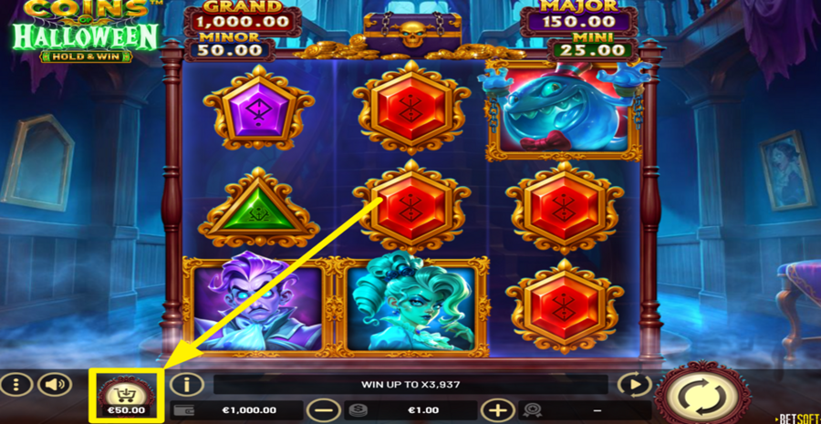 Coins Of Halloween Hold And Win Buy Bonus