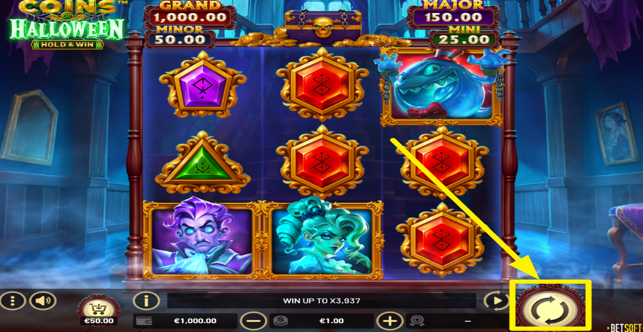 Coins Of Halloween Hold And Win Spin