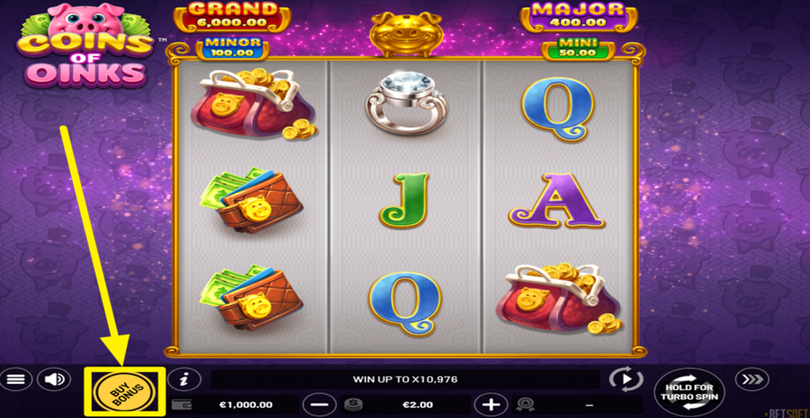 Coins Of Oinks Buy Bonus