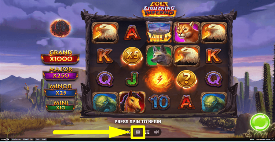 Colt Lightning Inferno Bet Value