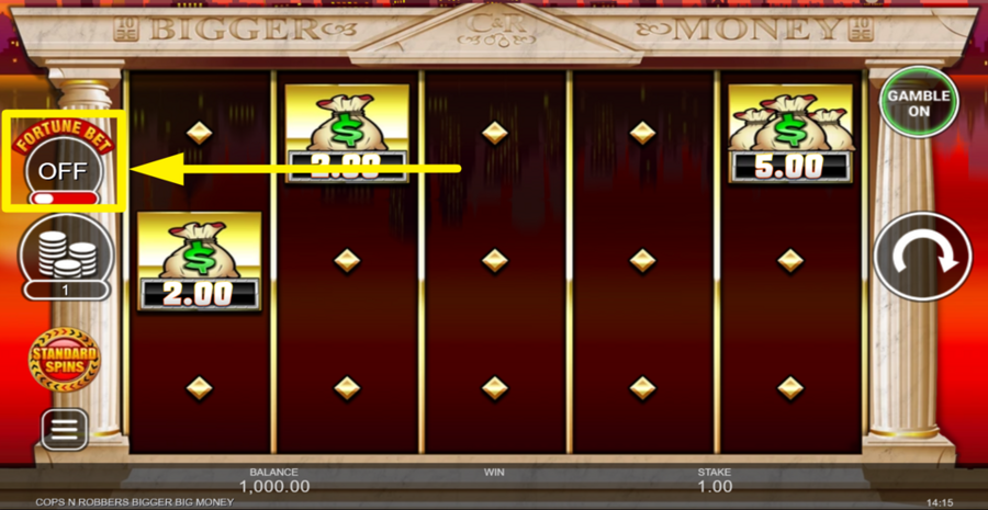 Cops N Robbers Bigger Big Money Fortune Bet