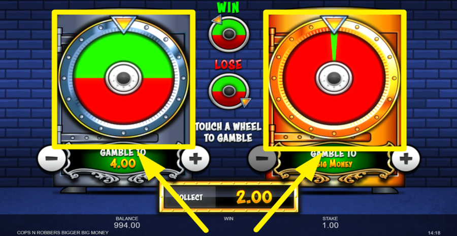 Cops N Robbers Bigger Big Money Gamble