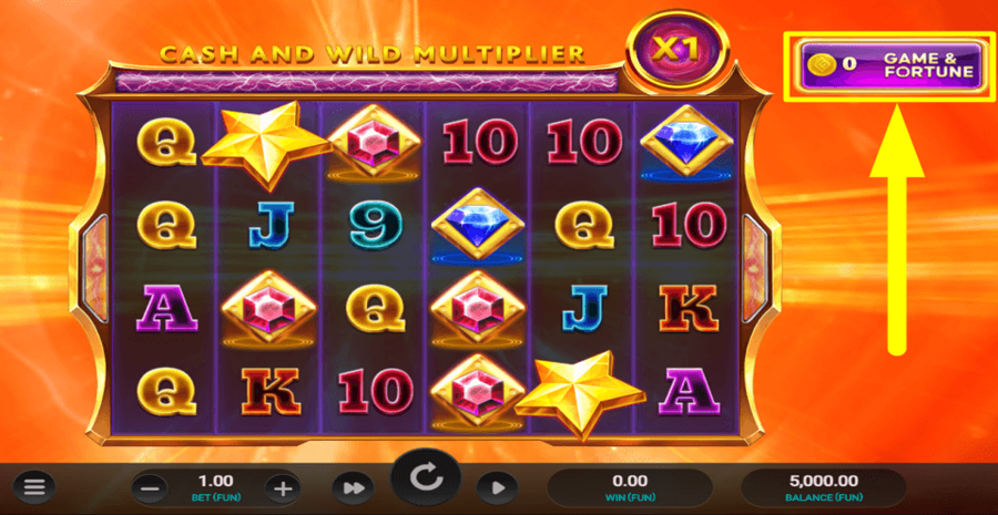 Cosmic Rush Dream Drop Game And Fortune Feature
