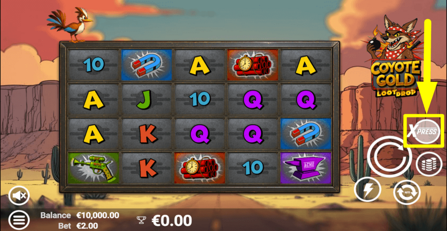 Coyote Gold Buy Feature