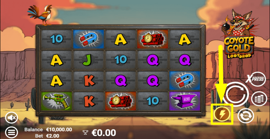 Coyote Gold Turbo Feature